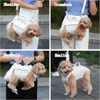 Dog Lift Harness Backpack for Small Dogs Cats, Adjustable Straps Dog Sling - Image 8