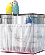 Bird Cage Cover, Parakeet Cage Acessories Adjustable Seed Catcher Birdcage Seed - Image 9
