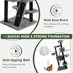 MUTICOR 66 Inches Multi-Level Large Cat Tree Tower - Image 6