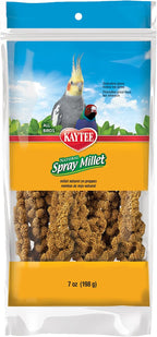 Kaytee Spray Millet Treat for Pet Birds, 7 Ounce by Kaytee