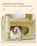 Taoqimiao Cat Tree, 38.5-Inch Cat Tower - Image 2