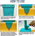 kathson Parrot Bathtub, Automatic Bird Shower Box, Bird Bathing Tub Pool Toy - Image 7