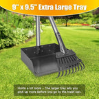 TOOGE Larger Pooper Scooper for Large Dogs, Dog Pooper Scooper for Large Medium - Image 2