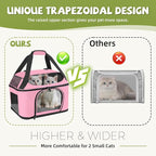 Premium Cat Carrier for Pets Up to 20 Lbs, Cat Travel Bag Soft-Sided Backpack - Image 4