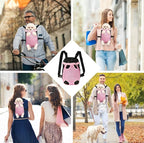 FEimaX Dog Carrier Backpack Pet Legs Out Front Cat Travel Bag, Adjustable Puppy - Image 6