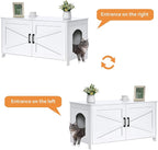 Homhedy 39.4" L Cat Litter Box Enclosure, Pet House - Image 7