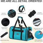 Airline Approved Dog Carrier. Cat Soft-Sided Carriers, Small Dog Travel Carriers - Image 3