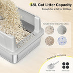 Stainless Steel Cat Litter Box - Image 6