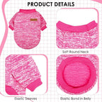 3 Pack Dog Sweaters for Small Dogs Girl Boy Winter Fleece Clothes Warm Soft Dog - Image 3