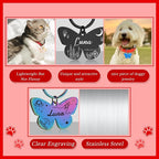 Custom Butterfly Dog Tag - Image 4