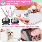 Dog Brush for Shedding 13pcs Bath Grooming Kit - Image 5