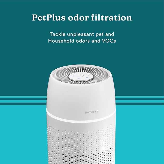 Homedics 5-in-1 PetPlus UV-C Air Purifier - Image 6