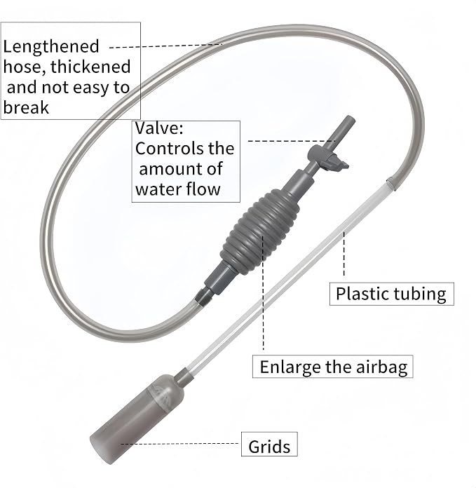 Aquarium Vacuum Gravel Cleaner, Aquarium Siphon, Aquarium Cleaning Tools - Image 2