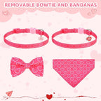 SCENEREAL Valentine's Day Cat Bandana Collars - Image 5