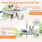 2 in 1 Cat Window Perch, Cat Window Hammock - Image 3