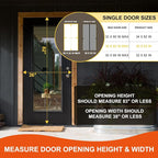 Fiberglass Magnetic Screen Door Fit Door Size 36 x 82 in, Screen Itself - Image 2