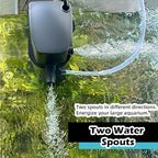 Aquarium Filter for 10-45 Gallon Tank, U-V Fish Tank Green Clean Machine - Image 4