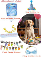 Happy Birthday Dog Party Supplies Kit - Image 4