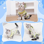 Cat Recovery Suit Female, Breathable Cat Onesie After Surgery Female - Image 4