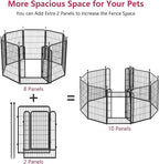 Dog Playpen 40 inch 2 Panels Indoor Dog Pen - Image 3