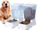 Meikuler Pets Auto Feeder 5.2L, Food Feeder and Water Dispenser Set by Meikuler
