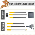 Niubya Pooper Scooper for Dogs, Metal Poop Scooper Tray and Rake Set - Image 4