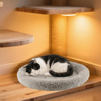 Enjoying Plush Cat Bed Mat Diameter 19.5" Round Pad - Image 5
