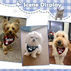 Personalized Dog Bandana Embroidered Name Custom Neckwear Dog Scarf Triangle - Image 8