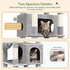 Globlazer Heavy Duty Cat Tree, 74in Sturdy Cat Tower - Image 2