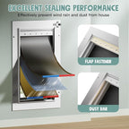 3-Flap Insulated Aluminum Doggy Door - Image 2