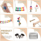 Bird Playground, Playstand for Parrot Cage Accessories - Image 2