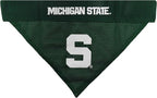 Pets First Collegiate Pet Accessories, Reversible Bandana, Michigan State - Image 2