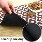 Dog Food Mat 24X32 Inch Pet Feeding Absorbent Mats - Image 5