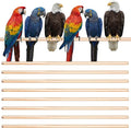Sintuff 8 Pcs Bird Perches for Cage Accessories, Wooden Perch Rods Replacement by Sintuff