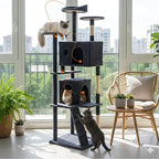 Sweetcrispy 70 Inch Cat Tree Tower, Indoor Cat Condo - Image 7