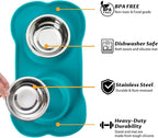 Hubulk Pet Dog Bowls 2 Stainless Steel Dog Bowl - Image 2