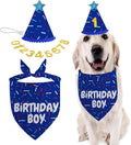 Dog Birthday Bandana Set, HBD Party Supplies by GHSJYOHomeDecoration