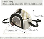 ABLAZEZAI Guinea Pig Carrier, Small Animal Travel Bag, Breathable Outdoor - Image 2