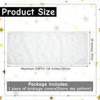 Shappy Large Bird Cage Cover, Bird Cage Seed Catcher, Adjustable Star Pattern - Image 2