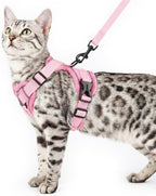 Cat Harness and Leash Set Escape Proof Tactical Extra Large Kitten Harness by pangdi