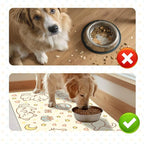 Cute Sweet Cat Food Mat for Dog Food Mat Food and Water Bowl Pet Feeding Bowl - Image 7