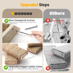 2 Pack 4 Steps Cat Wall Shelves and Stairs - Image 4