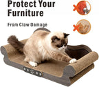 Sofa Shaped Cat Scratching Board, 26.6" Extra Large Scratcher Bed - Image 6