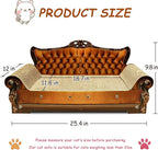Luxury Cardboard Cat Scratcher Sofa Bed, Couch Shaped Scratching Board - Image 3