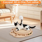 Cat Scratcher Board, 3-in-1 Cat Scratcher & Activity Center - Image 6
