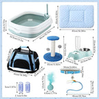 Eccliy Kitten Starter Kit, Pet Toy, Folding Carrier, Climbing Frame, Automatic - Image 3
