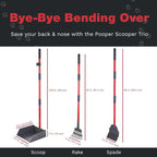 Pooper Scooper for Large Dogs, Small Dogs and Horses, Metal Poop Scooper Set - Image 4