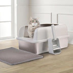 Henkelion 2 Pack Stainless Steel Cat Litter Box - Image 6