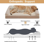 BFPETHOME Dog Beds for Large Dogs, Orthopedic Dog Bed for Medium Large Dogs - Image 2