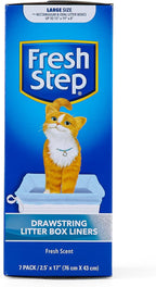 Fresh Step Drawstring Cat Litter Box Liners, Fresh Scent - Image 2